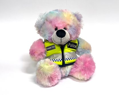 Multi-Coloured Constable Teddy